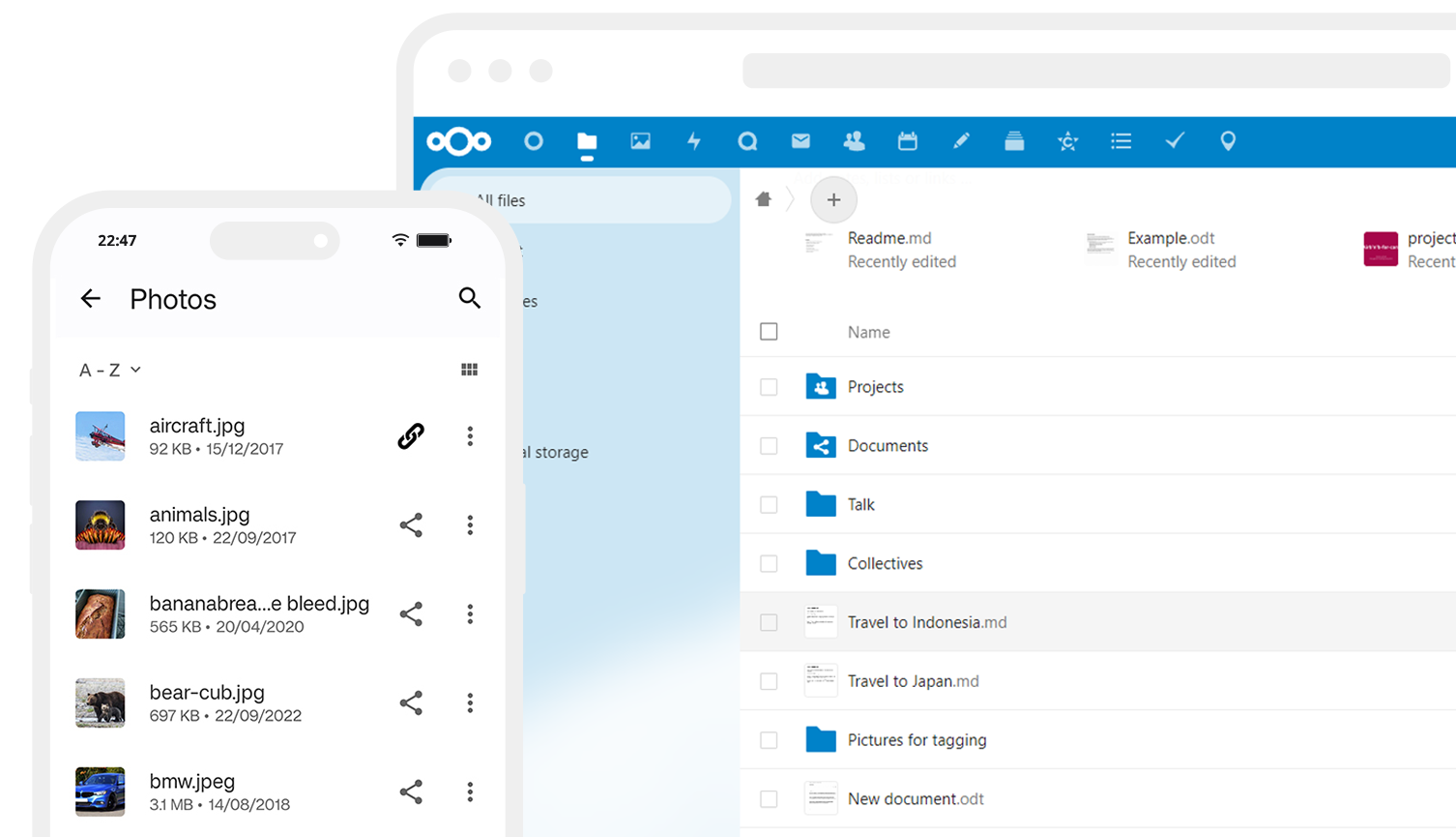 Nextcloud Hub 4 Files preview