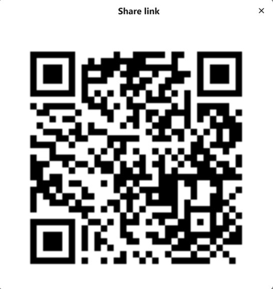 Nextcloud Files - Generate QR code share