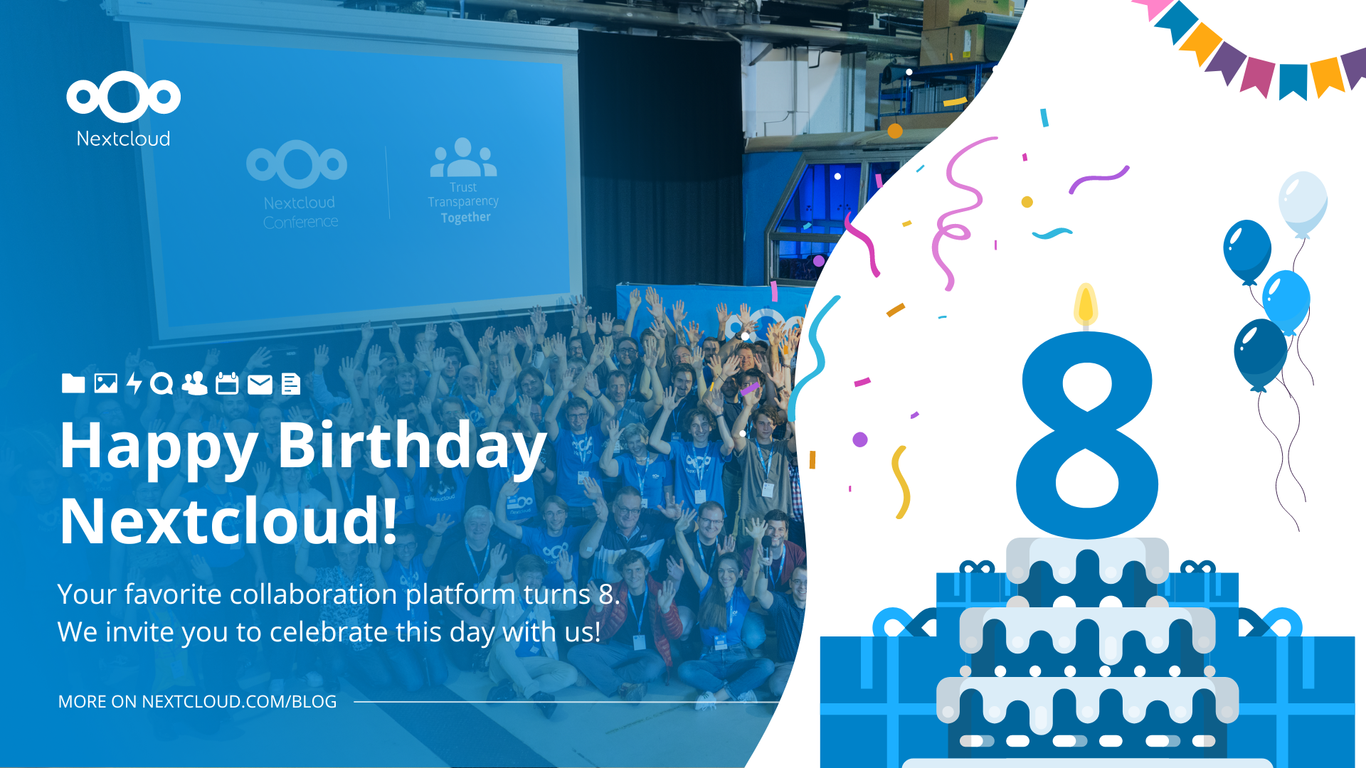 Happy Birthday Nextcloud - 8 years