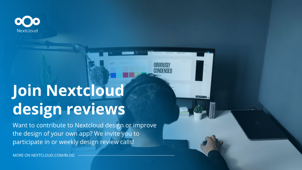 Call for contributors participate in Nextcloud design