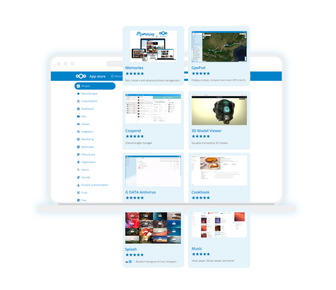 App Store Nextcloud Hub 9