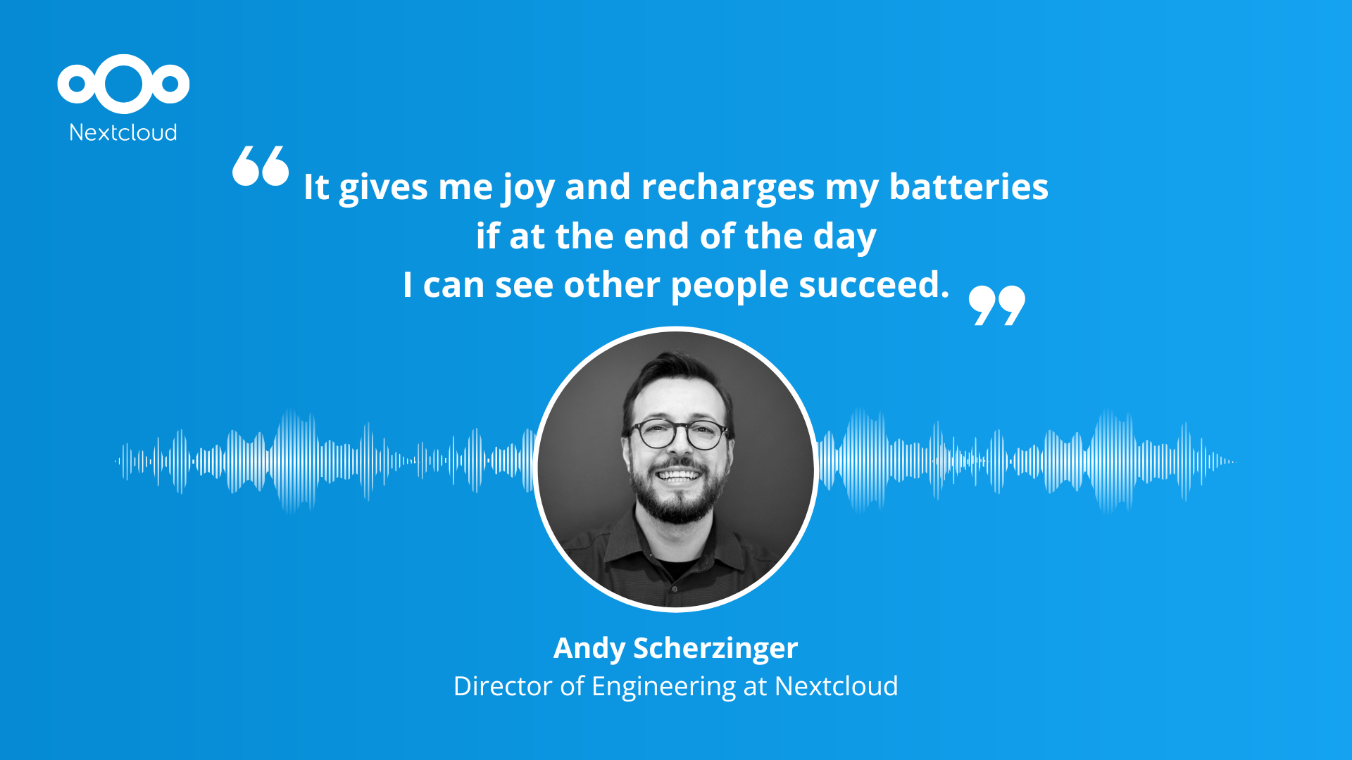 Nextcloud Podcast Andy quote