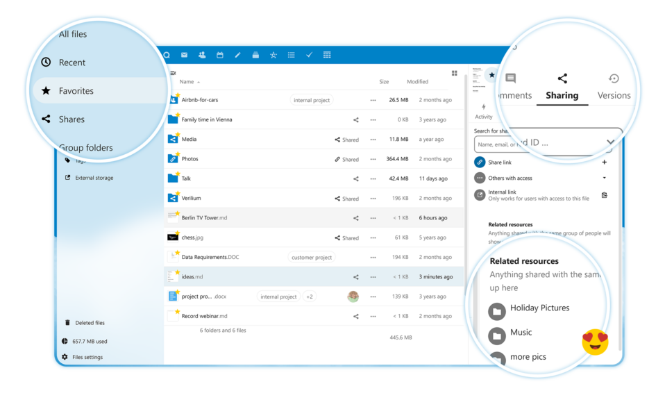 Nextcloud Files improvements Hub 5 improvements